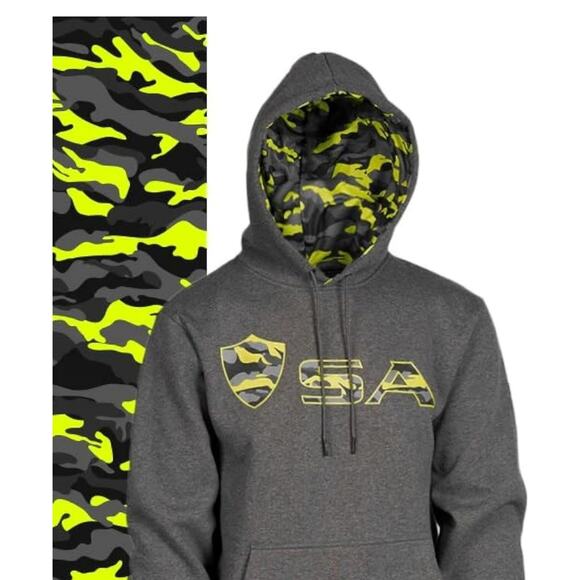 S A Lined Hoodie Sweatshirt for Men and Women - Picture 1 of 6